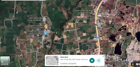 Bán 1905m2 ngay thôn 1, hàm đức, hàm thuận bắc, bình thận giá 1,5 tỷ