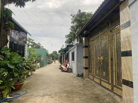 Bán đất thổ cư (mặt tiền 12m) 1 sẹc đường bình mỹ xe hơi tận nơi thổ cư 100% sổ hồng riêng