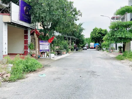 Bán đất 82,5m² mặt tiền 5m, vỉa hè,kinh doanh, trung tâm hành chính mê linh(cũ), chỉ 85tr/m²