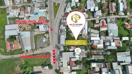 Đất cần giuộc mặt tiền quốc lộ 50 4,5x10m 1 tỷ