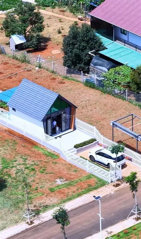 Lô đất nghĩ dưỡng view đồi săn mây giá chỉ 328 triệu mặt tiền đường nhựa 8m