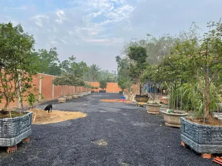 Đất mặt tiền. xây tường bao, cổng rất đẹp và chắc chắn. sổ hồng riêng. 0327 136 ***