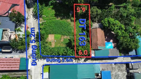163m mặt tiền 6.0m ngay ub, tường học chỉ hơn 2 tỷ