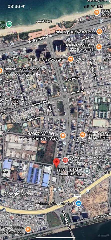 Bán lô góc 3 mặt tiền phạm văn đồng huy du lý thánh tông, quận sơn trà vị trí vàng trung tâm