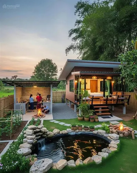 Bán đất và nhà vườn thiết kế view sông 300m2 giá 750triệu ngay trung tâm trảng bàng sổ hồng riêng