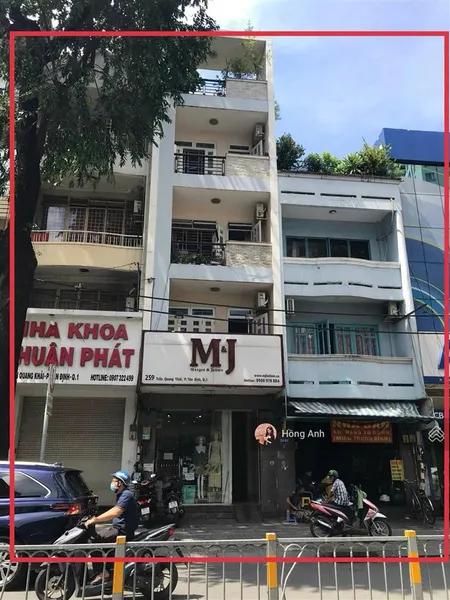 Cần bán nhà mt trần quang khải quận 1 dt (12 x33) cn 559 m2 cấp 4 giá bán 150 tỷ