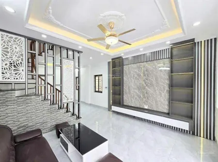Chỉ 5,35 tỷ ! nhà đông mỹ, thanh trì 56m2 x 5 tầng, tặng nội thất, ngõ ô tô, ở ngay