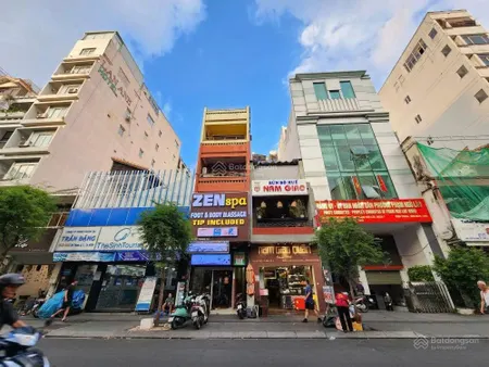 Bán gấp nhà mt đường đề thám ngay bùi viện dt ngang 8,8m x 19m, hầm 7 tầng thang máy giá 100 tỷ