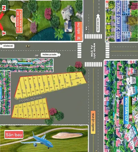 Bán lô đất mặt đường ô tô tránh tại La Gián, cách QL 21 khoảng 100 mét