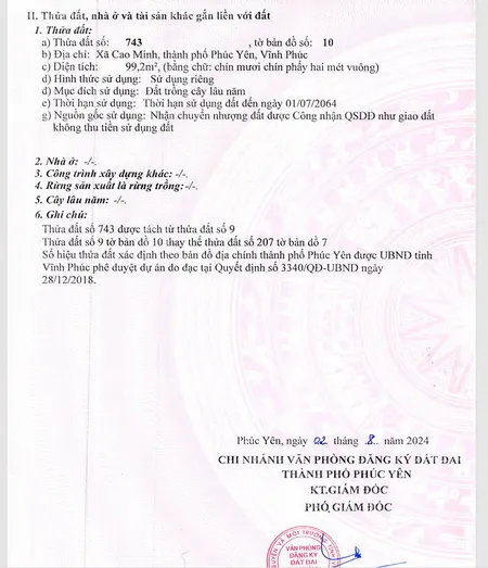 Bán đất 100m² ngang 5m giá 1.1 tỷ Phường Xuân Hòa