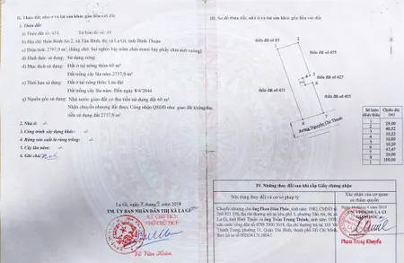 Bán đất mặt tiền nguyễn chí thanh, la gi, bình thuân