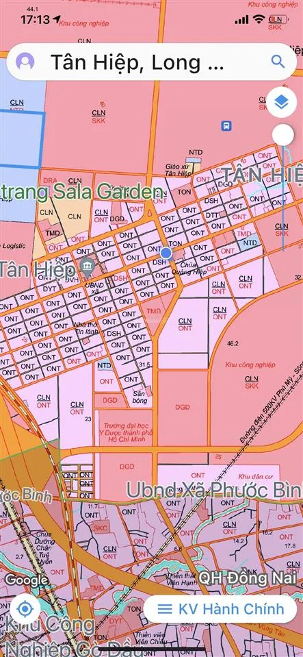 Cần bán lô góc 2 mặt tiền đường chính xã tân hiệp, long thành (46x60). 0988 960 *** mr. hùng