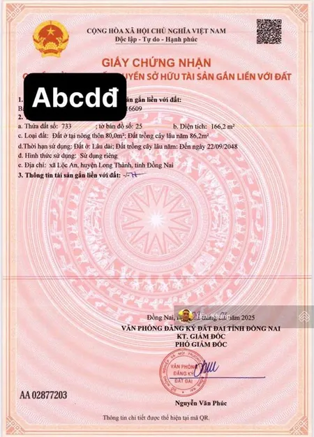 Lô góc hai mặt tiền đường bưng cơ dt 166m2 tc 80m2 gần chợ mới lt sổ hồng riêng giá ngộp sâu 3,9tỷ