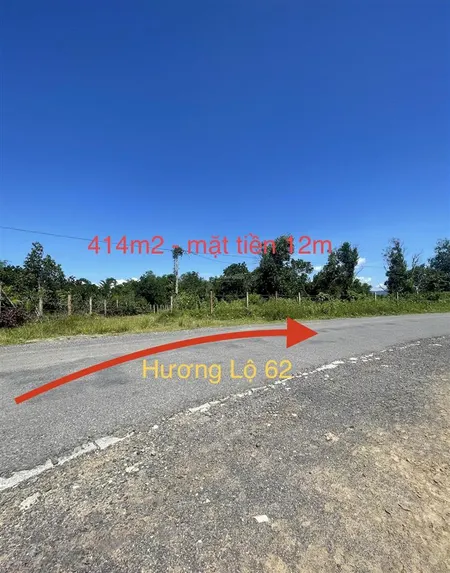 Bán lô đất 2 mặt tiền hl62, cách kcn sông cầu 600m. dt 414m2 giá bán 1,75 tỷ