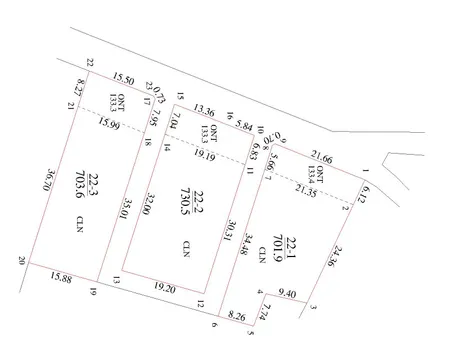 Bán đất 703.6m² ngang 43m giá 9 tỷ Xã Trung Giã