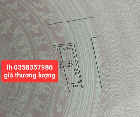 Bán đất 60m² ngang 4.5m giá 3.5 tỷ Xã Sóc Sơn