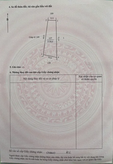 Cần Bán Đất Mặt Tiền QL54 Thuộc Xã Phong Hòa