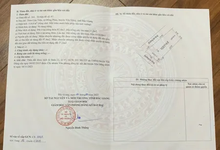 1 lô duy nhất 2 mt ở cựu tân đồng phúc cũ.  _Đường rộng thông thoáng giáp ngã 6 cầu đồng việt giáp KCN Đồng Phúc  🎊 Giá chỉ 900tr ☎️0983088192