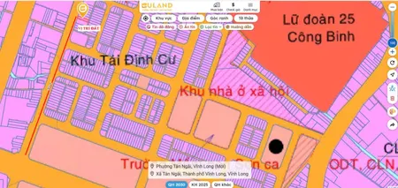 Bán đất 114m² ngang 5m giá 1.6 tỷ đường số 3 khu dân cư Phường Tân Ngãi