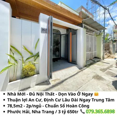 Cơ Hội An Cư Tại Trung Tâm Nha Trang, Phường Phước Hải, Nhà Mới Gull Nội Thất