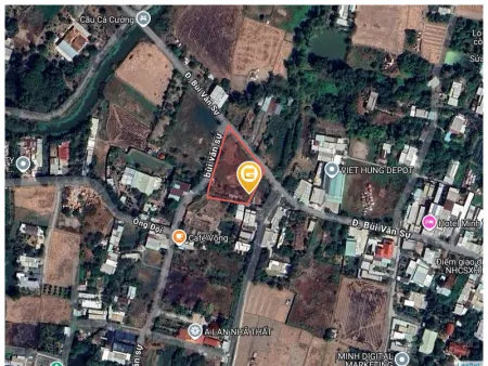 Bán đất 2328.4m² ngang 71m giá 14 tỷ Xã Hưng Long