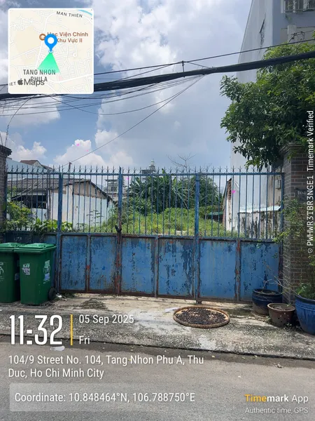 Đất mặt tiền đường số 104, Tăng Nhơn Phú A, 500m2 chỉ 38,5 tỷ