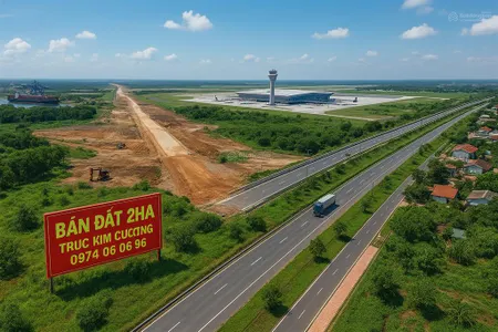 Sở hữu ngay 2ha đất vàng, mặt tiền 145m sát sân bay long thành đón đầu thịnh vượng!