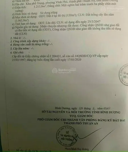 Lô góc 2 mặt tiền dt 1213m(37x33) view sông vĩnh phú 10, ngay cầu vĩnh bình