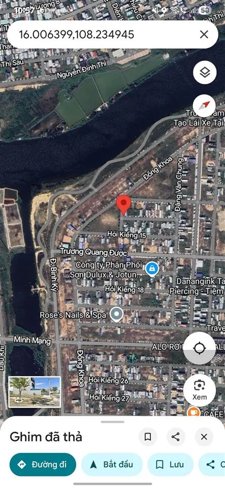 Bán lô góc 2 mặt tiền nam hòa xuân b2.52 view công viên & trường học, 139m2 cầu trung lương