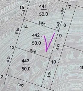 Trung tâm ngọc thụy mảnh đất 50m2 đường 3,5m mặt tiền 6,25m chỉ 6tỷ9
