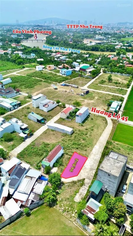A439. bán đất góc 2 mặt tiền thôn trung, vĩnh phương giá chỉ 1 tỷ 470