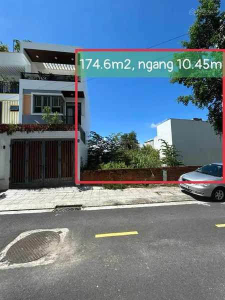 Bán đất mặt tiền đường phan thị niên 174.6 m2 ngang 10,45m giá 8.73 tỷ gần chợ, trường và biển