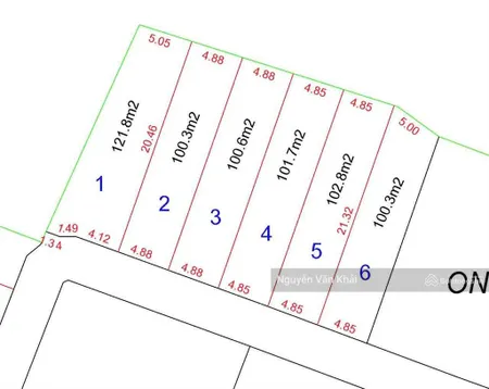 Bán đất fo phú thọ quảng phú lương tài dt 100m mt 4m8 ngõ ôtô thông dân cư đông đúc chợ trường