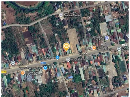 Bán đất mặt tiền QL14 Xã Hòa Phú