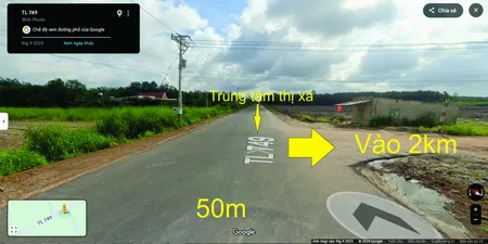 Bán đất 1506.7m² ngang 30m giá 1.25 tỷ Phường Minh Hưng