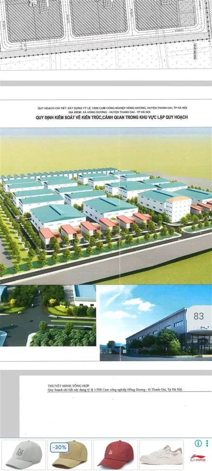 Bán kho, nhà xưởng tại xã dân hòa, thanh oai, hà nội, giá 6,48 tỷ, diện tích 1000 m2