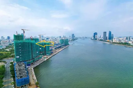 Căn 2pn dt 85.4m2, tòa s1 view trực diện sông hàn, pháo hoa qt đà nẵng, sun symphony residence