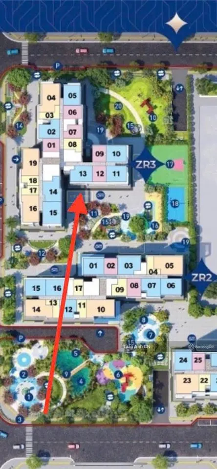 Độc quyền căn hộ 2pn2wc toà zurich 3