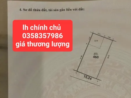Bán đất 460m² ngang 15.24m giá 7.8 tỷ Xã Kim Anh