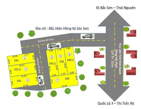 Cơ hội vàng sở hữu đất phân lô đẹp nhất bắc hiên trung giã hà nội