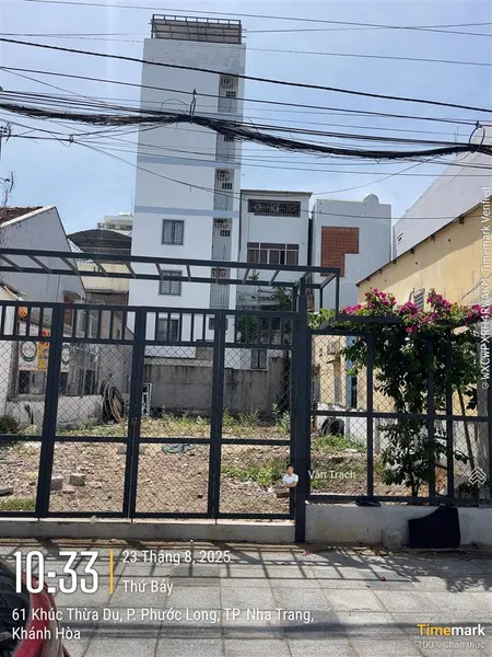Đất mặt tiền khúc thừa dụ phước long nha trang gần biển sổ riêng ngang 8,8m phù hợp đầu tư
