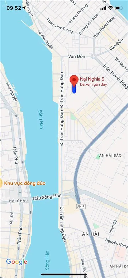 Bán lô góc 2mt đường nại nghĩa 3, ngay điểm bắn pháo hoa, sơn trà, giá 4 tỷ 880 tl