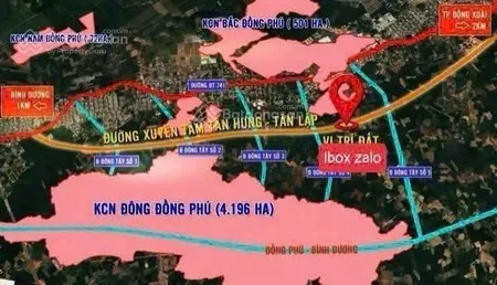 Bán đất tại xã đồng tâm, đồng phú, bình phước, 595 triệu, 200 m2 đẹp, nhiều tiện ích chỉ với