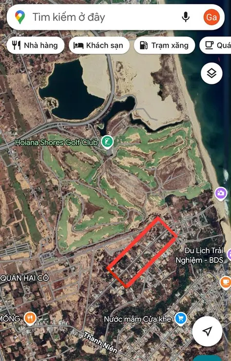 Cần bán 1.000m2 mặt đường bến cá 5,5m nằm giữa cassino nam hội an và vinpearl land,cách biển 300m