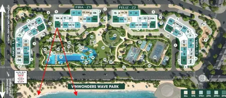 Căn hộ 3pn hướng đông nam view trực diện hồ tạo song, lumiere spring bay, vinhomes ocean park 2