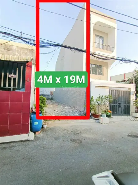 Lô đất bao giá tốt (4x19m) hxh đường kha vạn cân gần chợ thủ đức kết nối phạm văn đồng