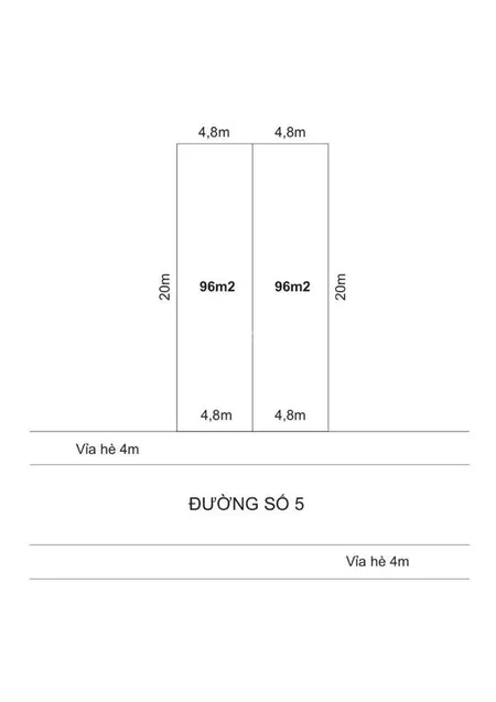 Chính chủ cần bán lô đất mặt tiền đường số 5 khu tái định cư phú chánh a phường hoà phú
