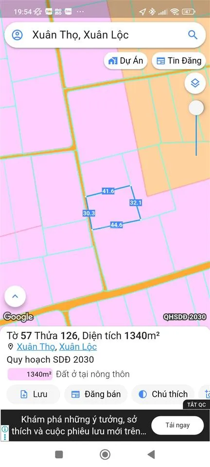 Bán đất mt bê tông full hồng giá rẽ