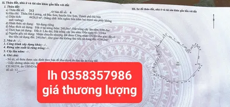 Bán đất 15000m² ngang 100m giá 25 tỷ Xã Trung Giã
