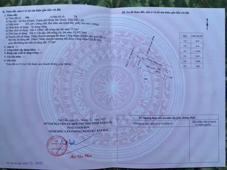 Đất 2 mặt tiền Tỉnh Lộ 2 Hoà Khánh